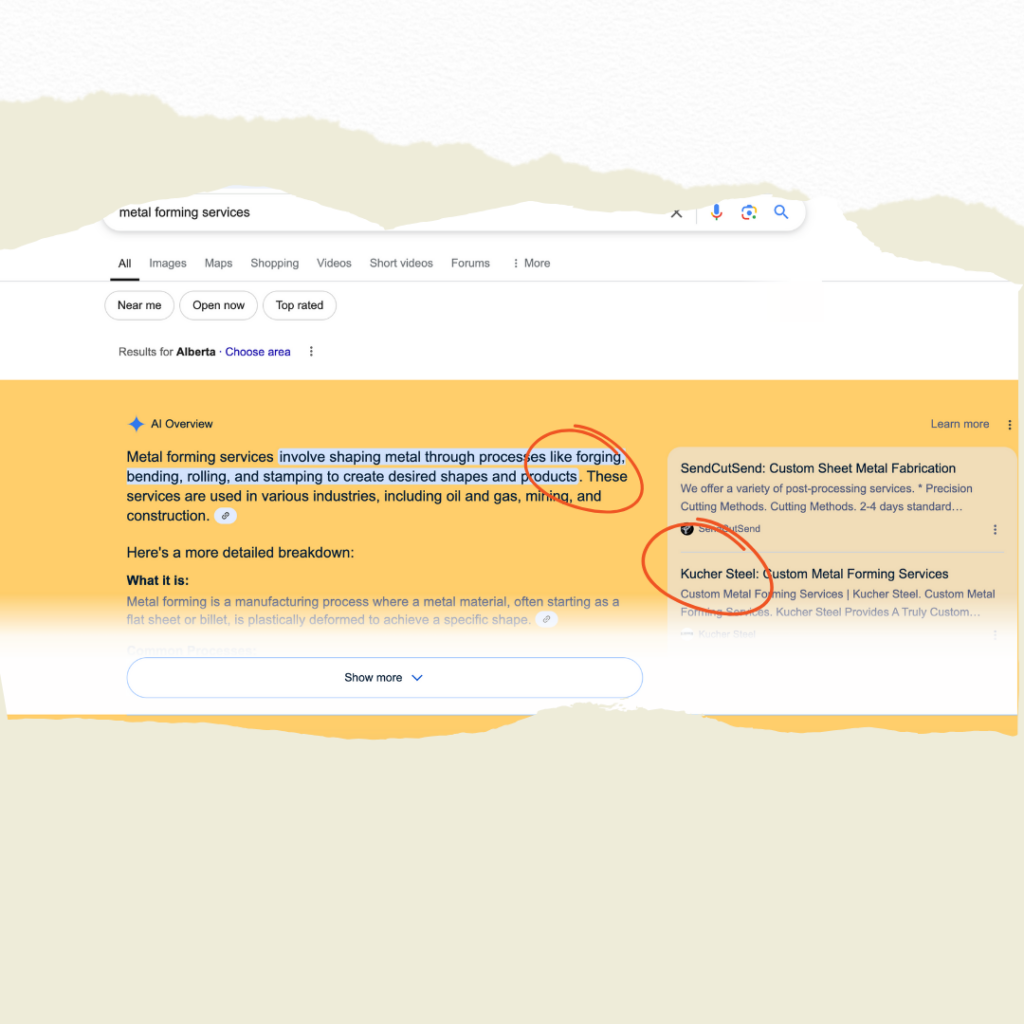 Kucher Steel Featured in AI Overview for 